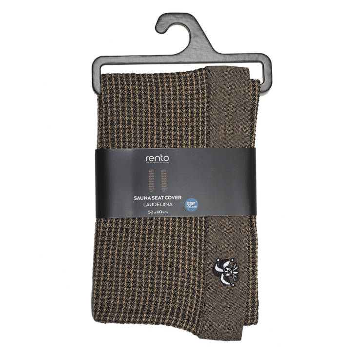 Laudeliina 50x60 cm musta/be - Sauna - 6410413235250 - 1