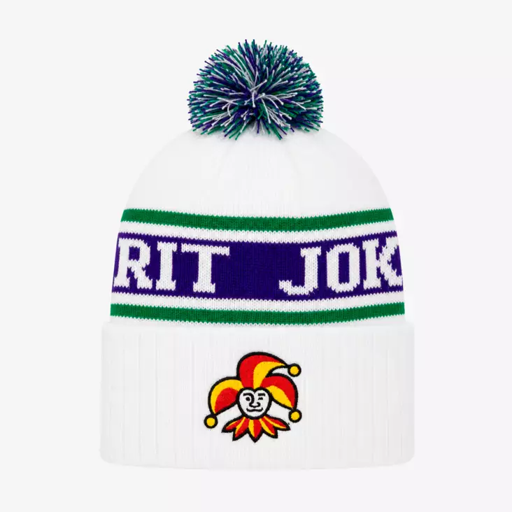 Jokerit tupsupipo - retro valkoinen - Beanies and caps - 6430047617000 - 1