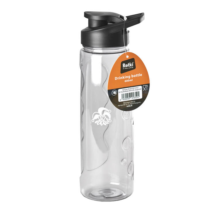 Kuntojuomapullo 600ml, harmaa - Camping and free time - 6430058416524 - 1