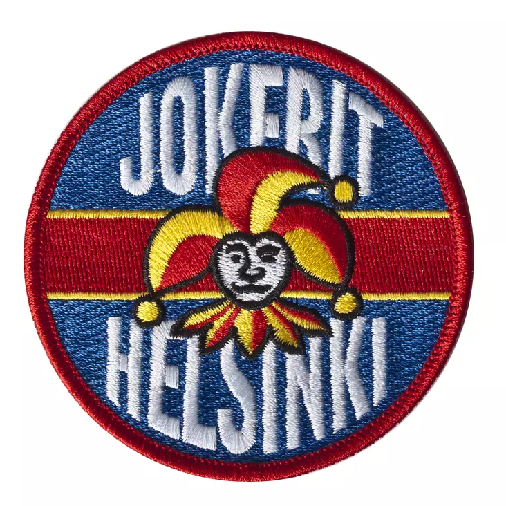 Jokerit haalarimerkki 8cm - Fanituotteet - haalmerk2526 - 1