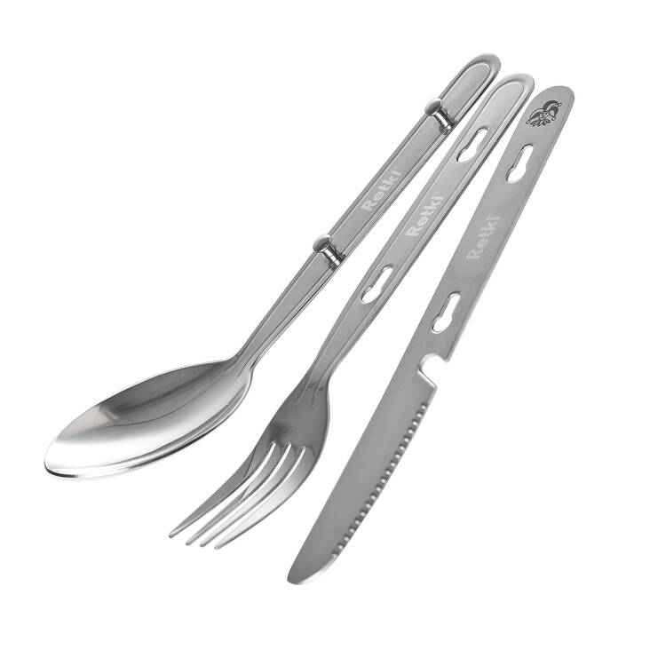 Camp`Cook-lusikka,haarukka,veitsi - Retkeily ja vapaa-aika - 6418536001738 - 5