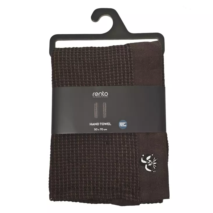 Pyyhe Kenno 50x70 cm ruskea - Sauna - 6410416405988 - 1