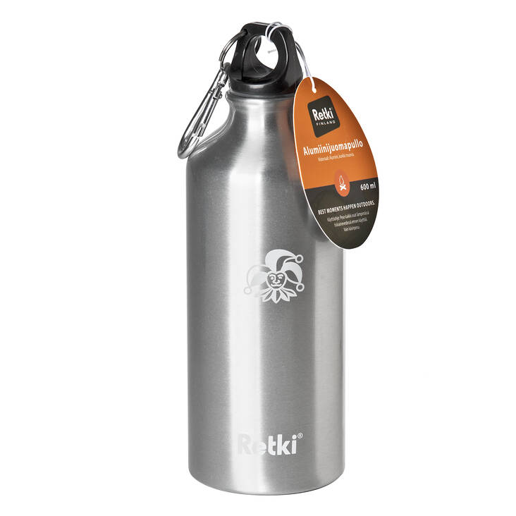 Alumiinijuomapullo 600ml - Retkeily ja vapaa-aika - 6430058419969 - 1