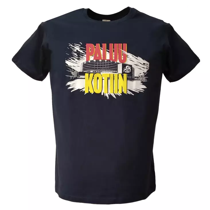 Paluu kotiin T-paita sininen - T-Shirts - palkottpaisin - 1