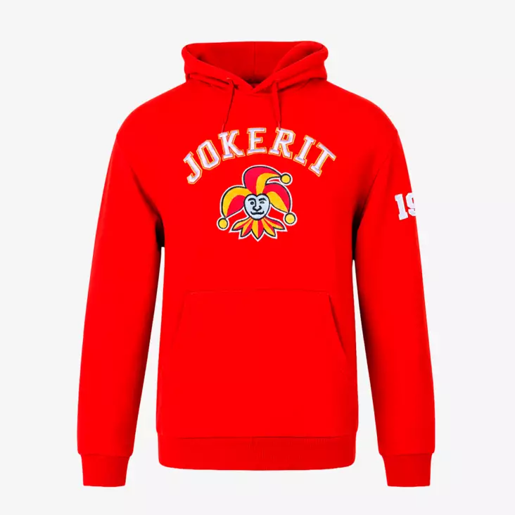 Jokerit1967 huppari-punainen - Colleget ja hupparit - 6438485085504P - 1